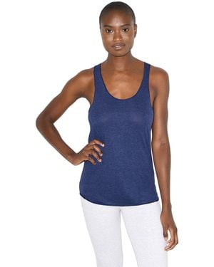 American Apparel Tri-blend Sleeveless Racerback Tank - Blue