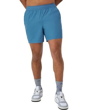 Champion , Purpose, Water Resistant Sports, Swim Shorts For , 6", Air Blue/raindrop Blue Arch, Large