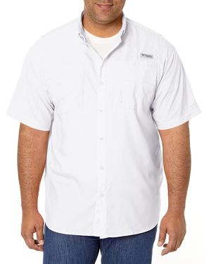 Columbia Big And Tall Tamiami Ii Ss Shirt - White