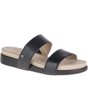 Hush Puppies Gallia Chrysta Platform Slide Sandal - Brown