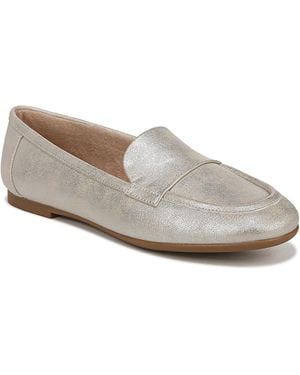 Naturalizer Soul S Bebe Slip On Loafer Silver 9.5 M - White
