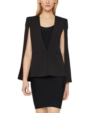 BCBGMAXAZRIA Blazer With Long Cape Sleeves - Black