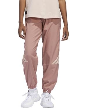 adidas Crazylite Woven Basketball Pants - Pink