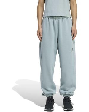 adidas All Szn Fleece Loose Pants - Blue