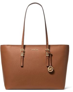 Michael Kors Lg Ew Tz Tote Bag - Brown