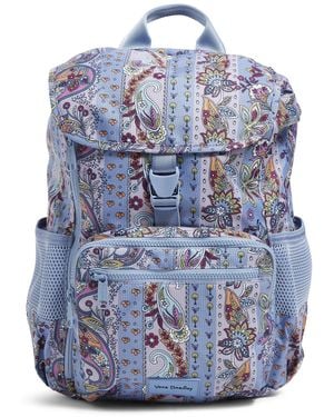 Vera Bradley Recycled Lighten Up Reactive Daytripper Commuter Backpack - Blue