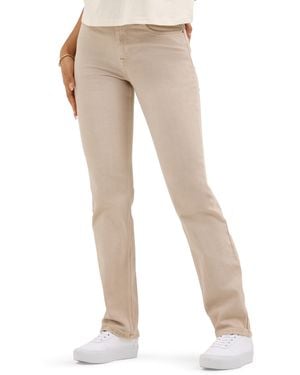 Wrangler High Rise True Straight Fit Jean - Natural