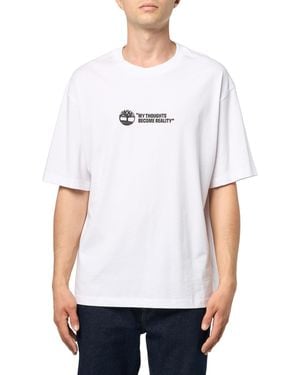 Timberland Black History Month Back Graphic Short Sleeve Shirt - White