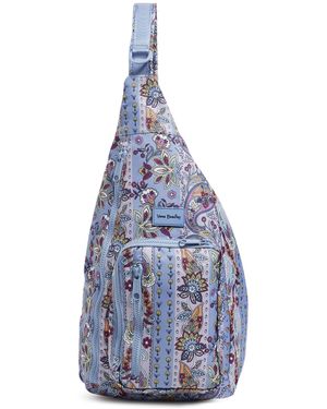 Vera Bradley Recycled Lighten Up Reactive Sling Backpack - Blue