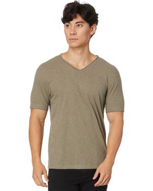 John Varvatos Miles V-neck Tee - Gray