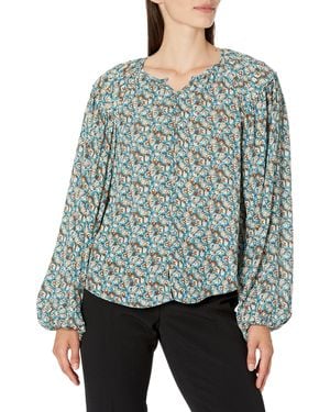 Joie S Jenny Shirt In Fjord Blue Multi