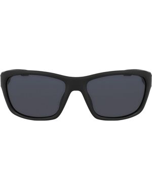 Nautica N901sp Polarized Rectangular Sunglasses - Black