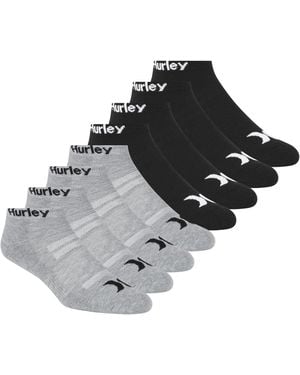 Hurley 8 Pack Low Cut Socks - Black
