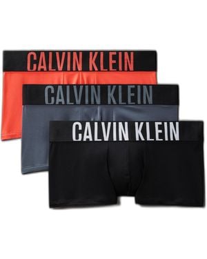 Calvin Klein Intense Power 3-pack Low Rise Trunk - Red