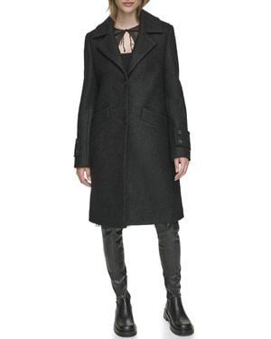 Marc New York Wool Regine Slim Coat - Black
