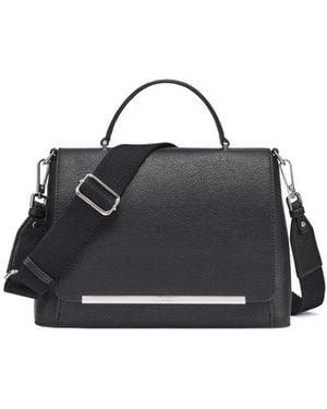 Calvin Klein Alia Top Handle Satchel - Black