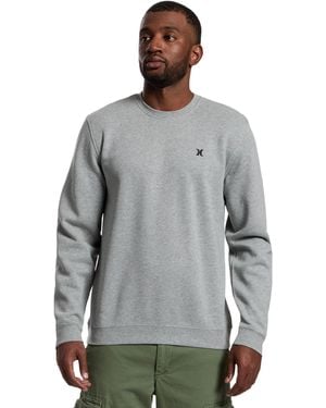 Hurley Icon Crew Sweatshirt - Gray