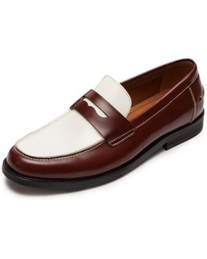 Steve Madden Natan Penny Moc - Brown