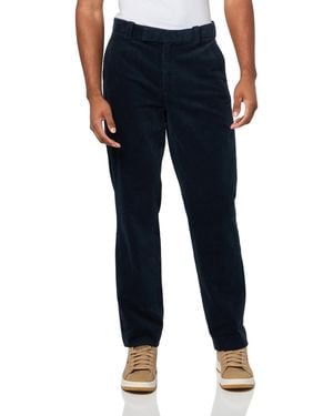Brooks Brothers Regular Fit Stretch Corduroy Pants - Blue