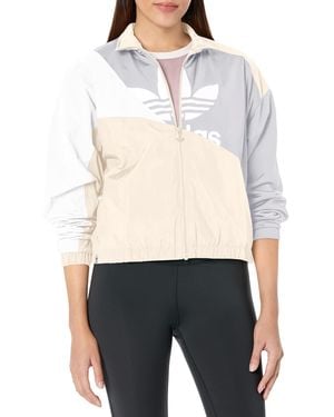 adidas Originals Adicolor Split Trefoil Track Top - White