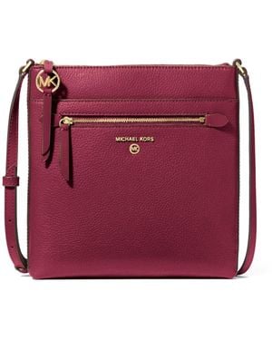 Michael Kors Jet Set Charm Small Flat Crossbody - Purple
