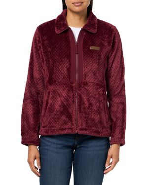 Columbia S Fire Side Full Zip Iii - Red