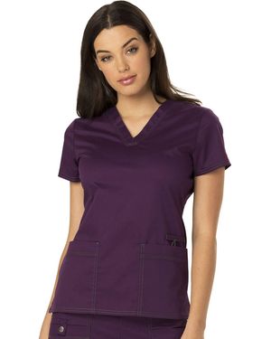 Dickies V-neck Top - Purple