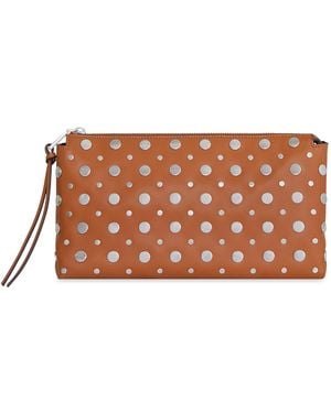 Rebecca Minkoff Ayla Studded Clutch - Brown