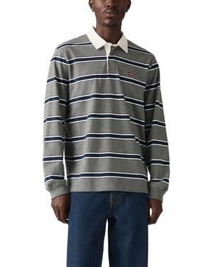 Levi's Classic Long Sleeve Rugby Shirt, - Black