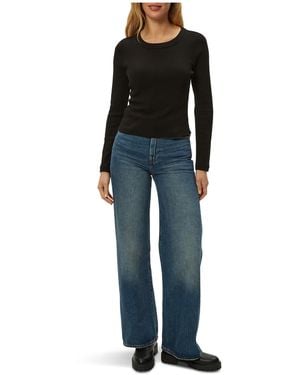 Michael Stars Orion Crop Tee - Blue