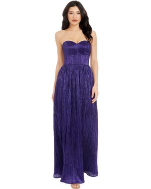 Dress the Population Audrina Metallic - Purple
