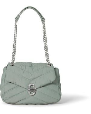 Amazon Essentials Soft Quilted Flap Bag - Grey