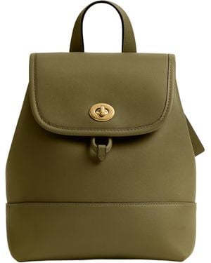 COACH Turnlock Backpack - Green