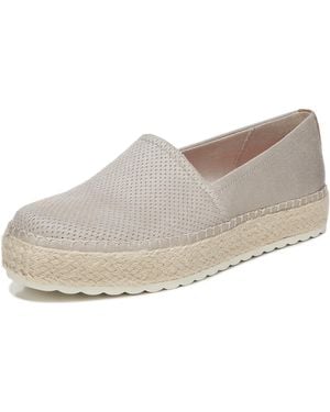 Dr. Scholls Dr. Scholl's Sunray Espadrille Wedge Sandal Gray Fabric 7.5 M