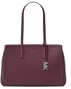 Michael Kors Laila Medium Tote Bag - Purple