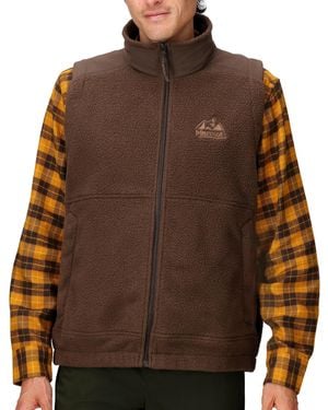 Marmot Wanderer High Pile Fleece Vest - Brown