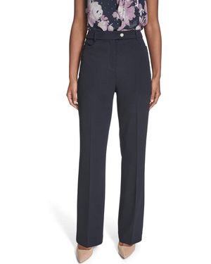 Calvin Klein Highwaisted Modern Fit Pant With Belt Loops - Blue
