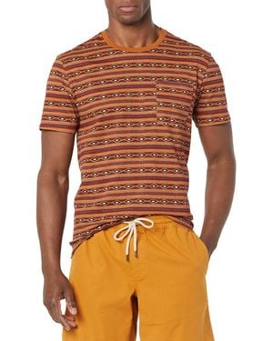 Goodthreads Short-sleeved Crewneck Cotton T-shirt - Orange