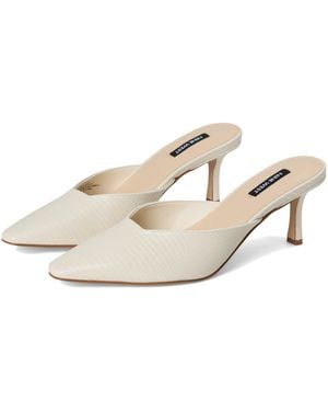 Nine West , S, Camenla, Cream Lizard, 5, Medium - White