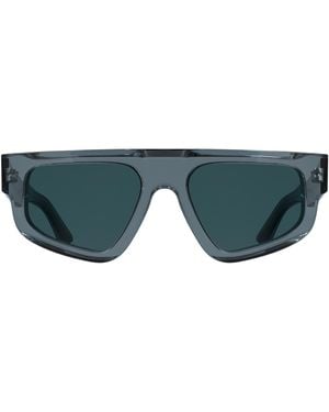 Calvin Klein Transparent Blue With Solid Blue - Green