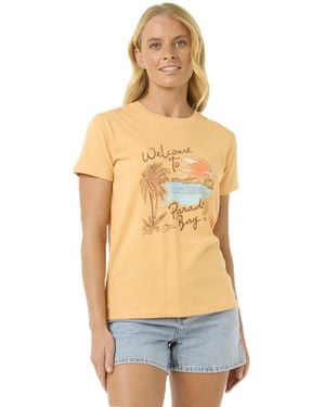 Rip Curl Standard Fit Short Sleeve Crew T-shirt - Blue