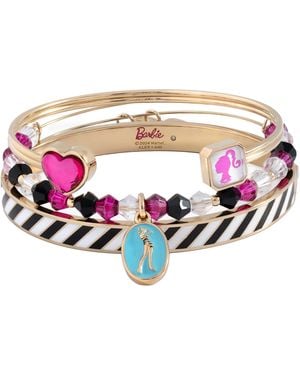 ALEX AND ANI Retro Barbietm Bracelet Set Of 3 - Pink