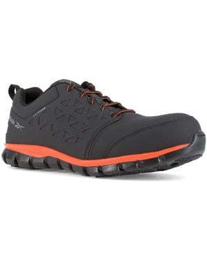 Reebok Work Rb4050 Sublite Cushion Work Safety Toe Black-orange - Blue