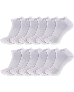 New Balance Adult's And Performance Cushioned Low Cut Socks-6 Moisture Wicking - Purple