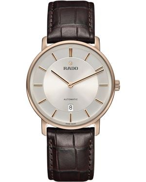 Rado Diamaster Thinline-s-swiss Automatic Watch-ceramos-sapphire Crystal -40.3mm - Metallic