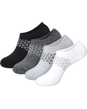 Hanes Absolute Active Super No Show Socks - Black