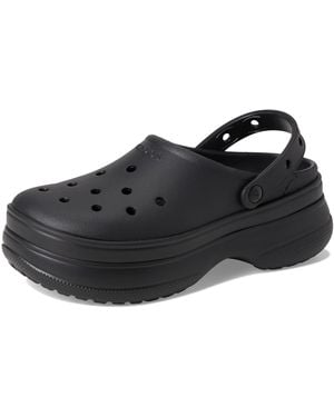 Crocs™ Classic Stacked Clogs Platform Platform Black/black 6