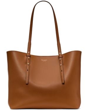 Kate Spade Do It All Fine Grain Leather Large Tote - Brown