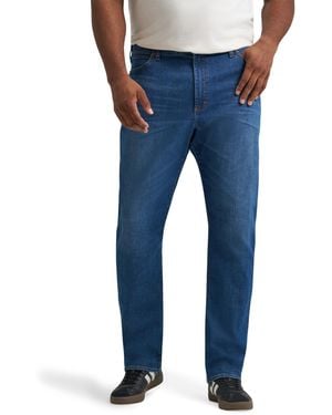 Lee Jeans Big & Tall Extreme Motion Athletic Taper Jean - Blue