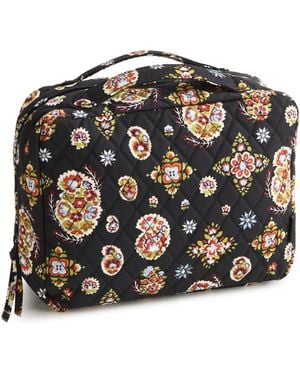Vera Bradley Premium Cotton Hanging Travel Organizer - Black